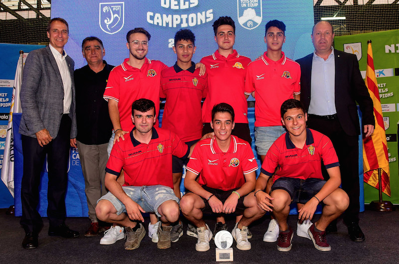 Representants del Juvenil de la FEC Vall del Ter