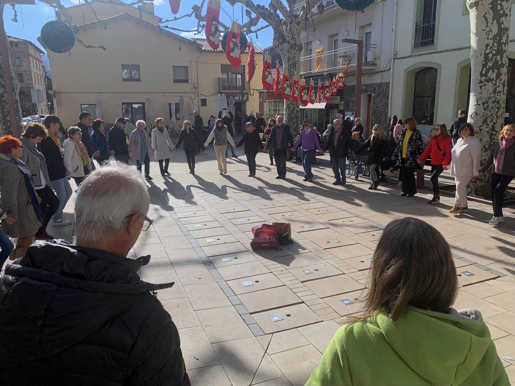 Es va ballar una sardana en honor de l'any Josep Fossas