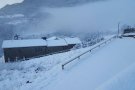 La neu ha tornat a afectar a les cotes altes de la comarca