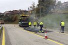 Territori i Sostenibilitat millora el ferm de la C-38, entre Molló i Camprodon 