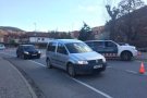 Conejat per ordenar el trànsit a l'entrada de Ripoll