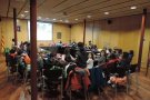 50 alumnes de Camprodon fan nit a Ripoll a causa de la nevada
