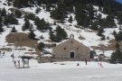 Vall de Núria espera que el canvi de temps de finals de setmana millori les condicions de neu actuals 