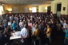 Massa de gent a la Sala Eudald Graells 