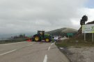 La carretera de Coll d'Ares, també tallada
