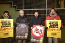 La CUP inicia la campanya electoral del 21D davant d'un dels col·legis electorals del referèndum 