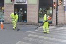 Fomento retira símbols independentistes a la carretera de Sant Joan al seu pas pel municipi