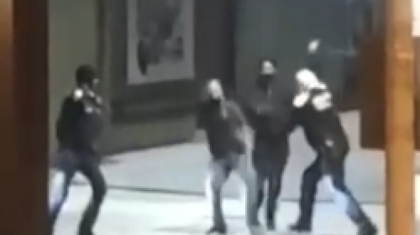 Captura del vídeo enregistrat per un veí de la zona
