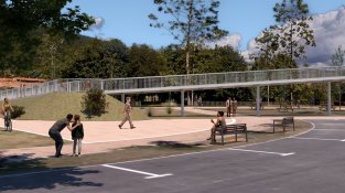 La rampa d’accés al pont de Calatrava ha d’estar per la primavera