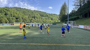 Una seixantena de nens i nenes s'han apuntat a la disciplina de futbol