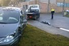 Accident al polígon dels Pintors de Ripoll amb una persona ferida lleu