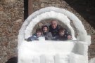 Eudald Alabau participa al certamen internacional d'escultures de neu al Pas de la Casa