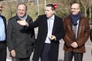 El president de la Diputació de Girona inaugura el nou vial d'accés al polígon de Cal Gat