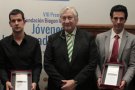El camprodoní Arnau Busquets va rebre aquest dimarts a Madrid el premi Biogen Idec