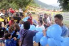 Un centenar de persones al sopar de germanor de la festa del barri de l'Estació