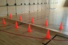 El parquet de la pista del Pavelló de l’Avellaneda s’ha malmès degut a les pluges d’aquest setembre