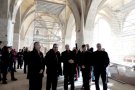 Mascarell aprofita per visitar l'Església de Sant Pere de Ripoll i els seus dracs