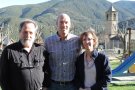 Txema Corcuera i el micòleg Enric Gràcia, tàndem de CiU a Planoles