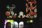 El “mapping” transforma la façana del monestir i es converteix en un dels actes centrals d'una Festa Major molt lluïda