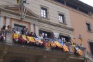 Concentració a Ripoll per protestar per la retirada de l'estelada