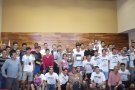 Rua i recepció de l'Ajuntament de Sant Joan a l'Abadessenc