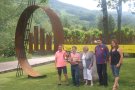 Inaugurada l'escultura de Domènec Batalla a l'entrada de la població de Vilallonga de Ter