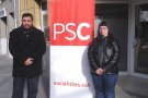 El PSC fa campanya a Ripoll amb el seu candidat per Girona Marc Lamuà