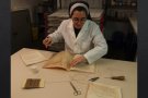 Presenten les primeres actuacions de la restauració dels libres de l'Arxiu del Monestir de Sant Joan