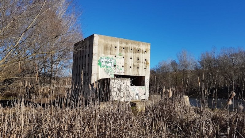 Un exemple del refugi de ratpenats instal·lat a Fontajau