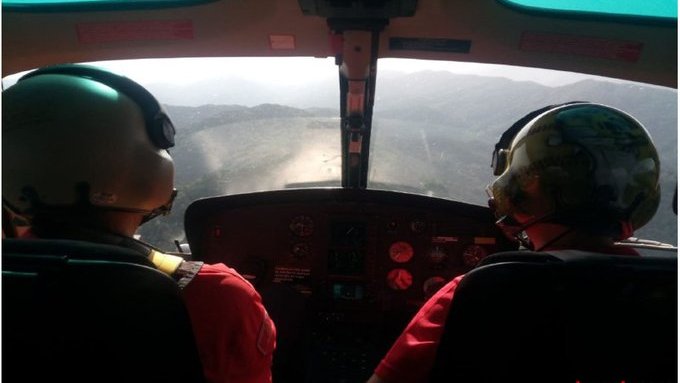 Rescat d'aquest matí a Queralbs per part dels mitjans aeris dels Bombers