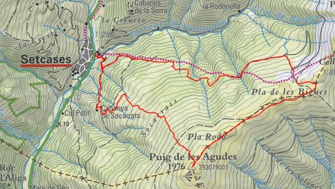 El rescat s'ha efectuat a la zona de la ruta de Setcases al Puig de les Agudes