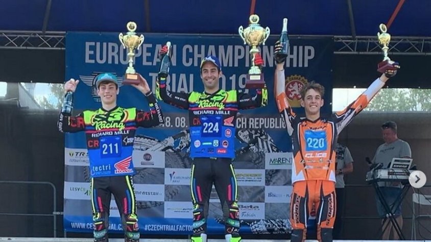 Francesc Moret, vencedor de l'última prova de l'Europeu de trial