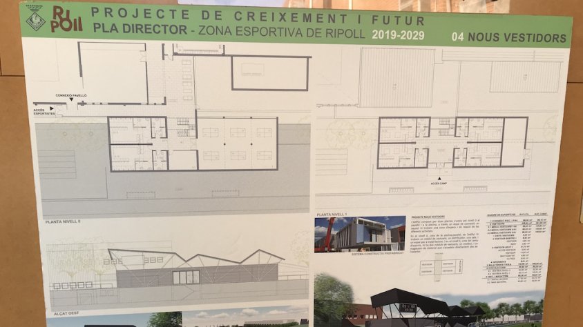 El nou Pla Director de la zona esportiva sud de Ripoll es va presentar mesos enrere