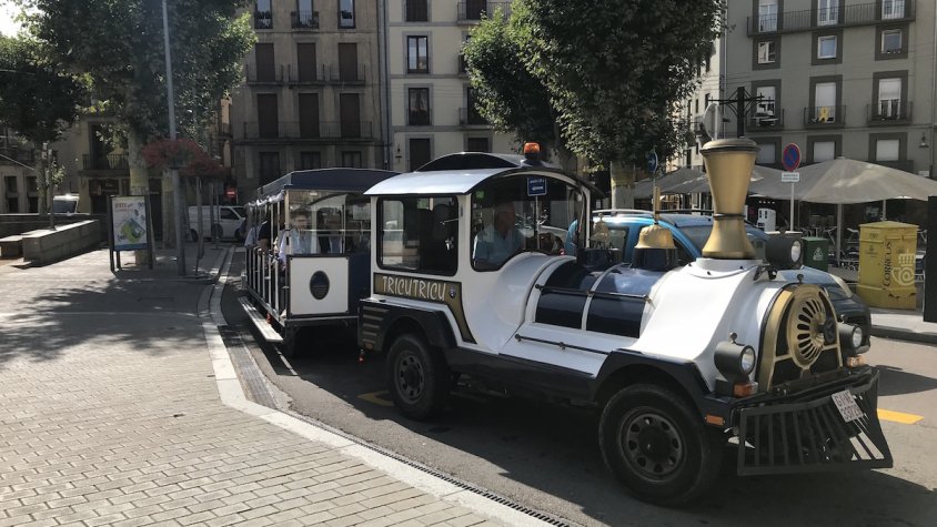El trenet turístic de Ripoll