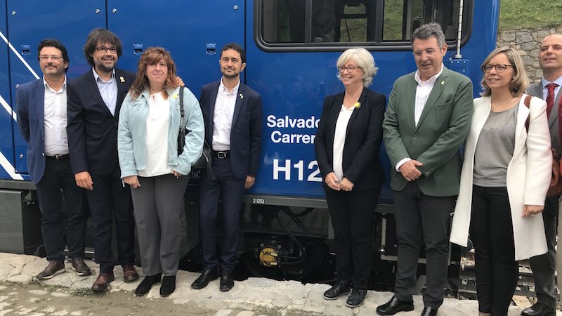 Les autoritats presents a la celebració de Sant Gil d'aquest 2019