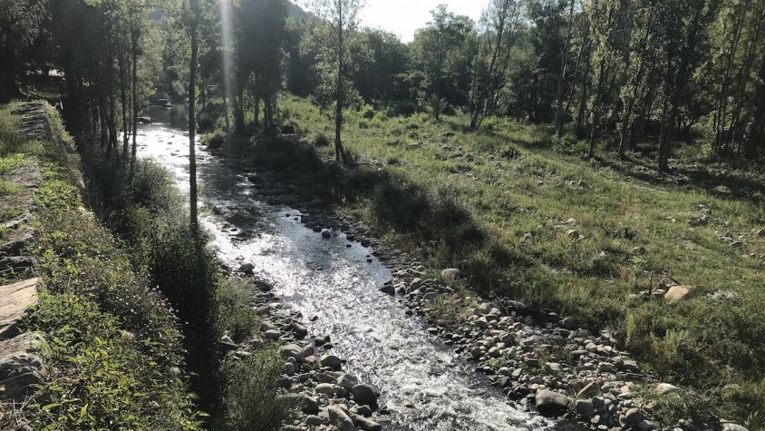El Ter al sud de Ripoll