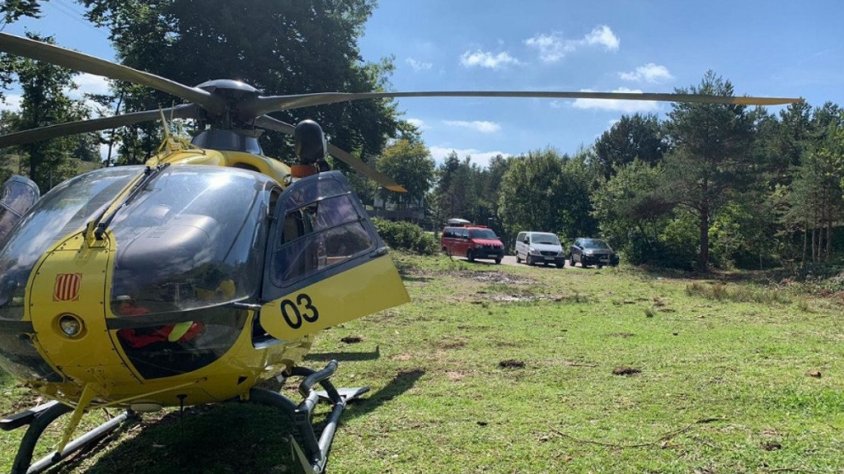 El dispositiu desplegat per rescatar al boletaire