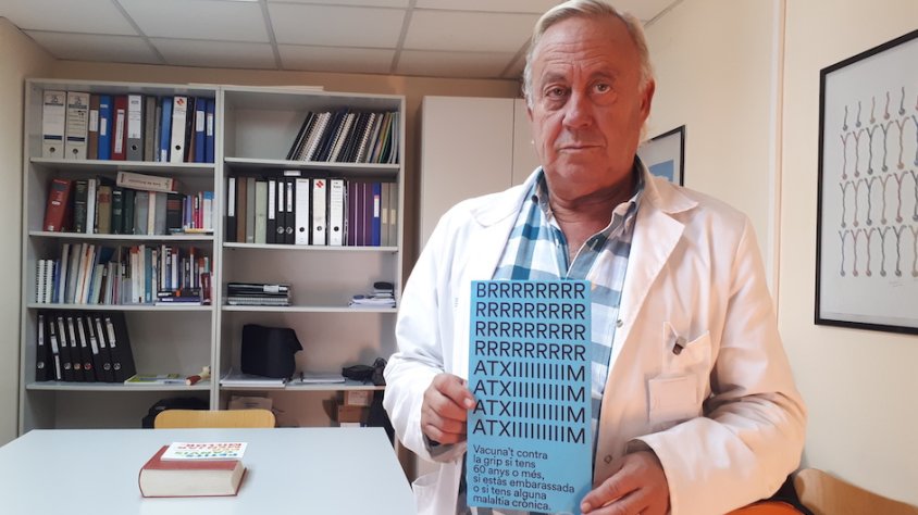 El doctor Bardala posa èmfasi en la importància de vacunar-se