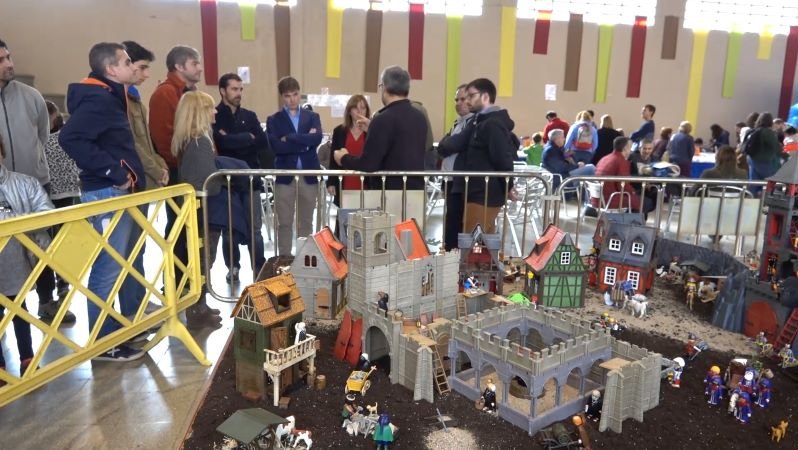 L'estrena de la Fira del Playmòbil ha tingut una gran acollida a Camprodon