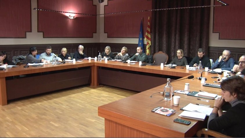 Ple del consistori de Ripoll celebrat aquest dimarts