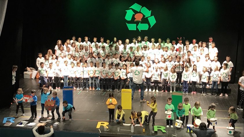 Un instant de l'obra de Nadal dels Salesians Ripoll