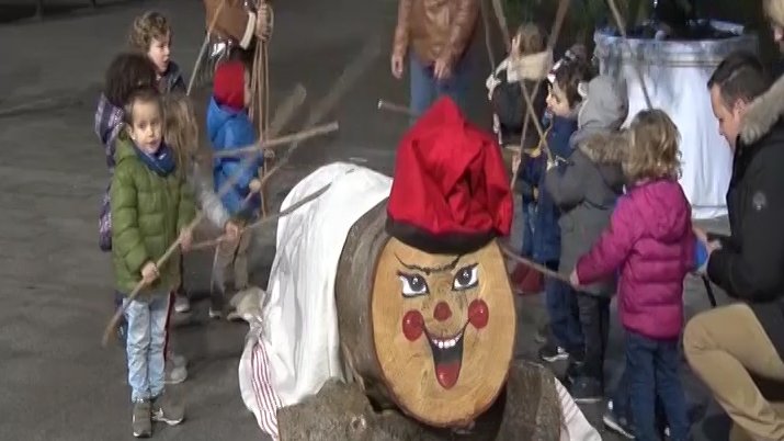 Cagada popular del Tió de Campdevànol