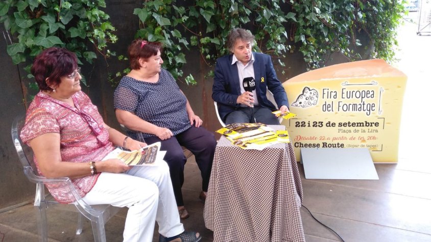 Presentació de la 4a Fira Europea del Formatge a Ripoll
