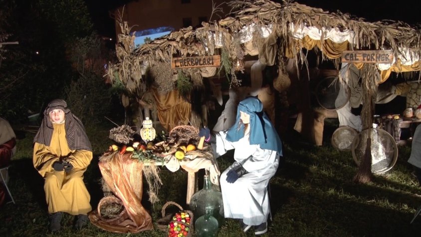 Una de les escenes del pessebre