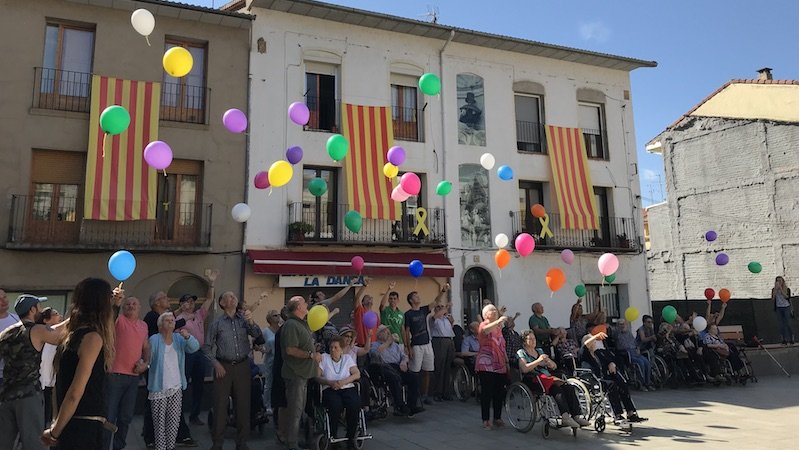 Commemoració del Dia Mundial de l'Alzheimer a Campdevànol