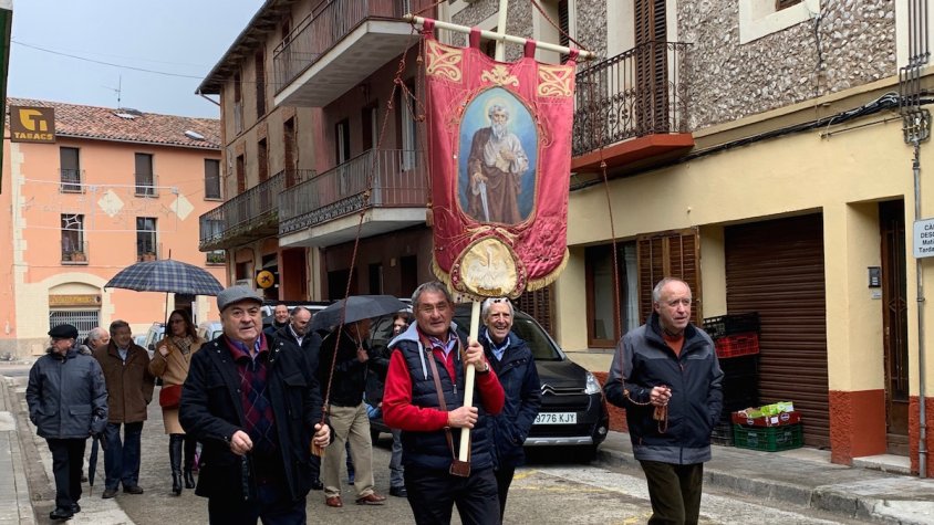 La pluja no va impedir el desenvolupament de la jornada