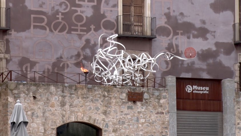 Aquest dilluns s'ha encès el peveter del Museu Etnogràfic de Ripoll