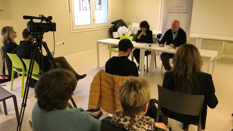 La presentació del centenari va tenir lloc ahir a la tarda al Centre Cívic de Campdevànol