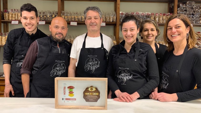 L'equip de la pastisseria Pujol de Camprodon