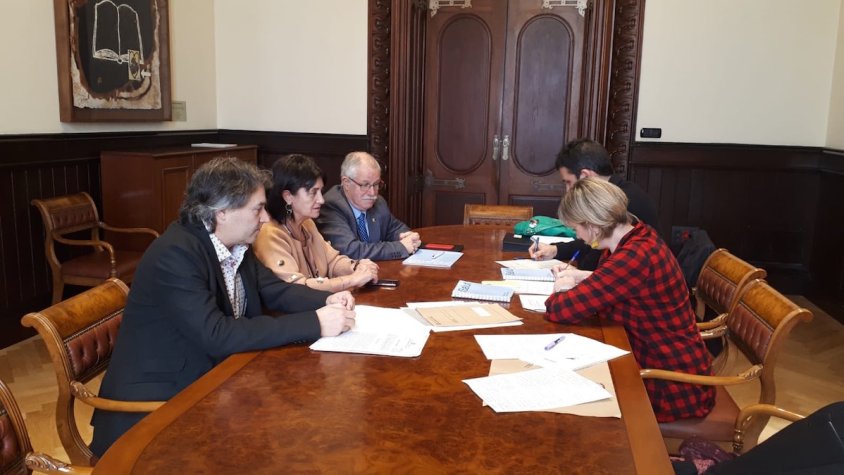 Trobada de l'administració comarcal amb la Consellera Alba Vergés